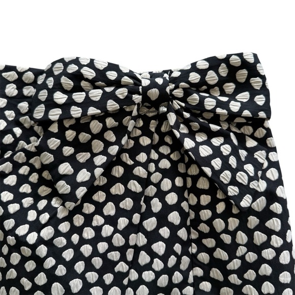 J. Crew Metallic Gold & Black Pebble Print Mini Skirt Size 8 - Picture 11 of 16